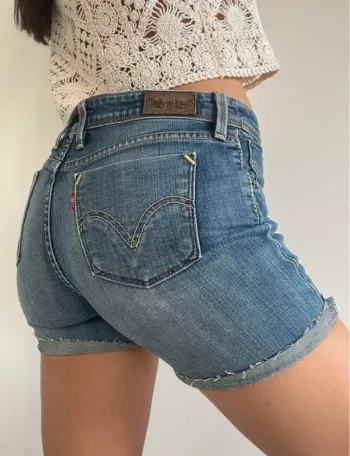 Short en jean Lévis vintage usa taille 36 top état coton ultra looké