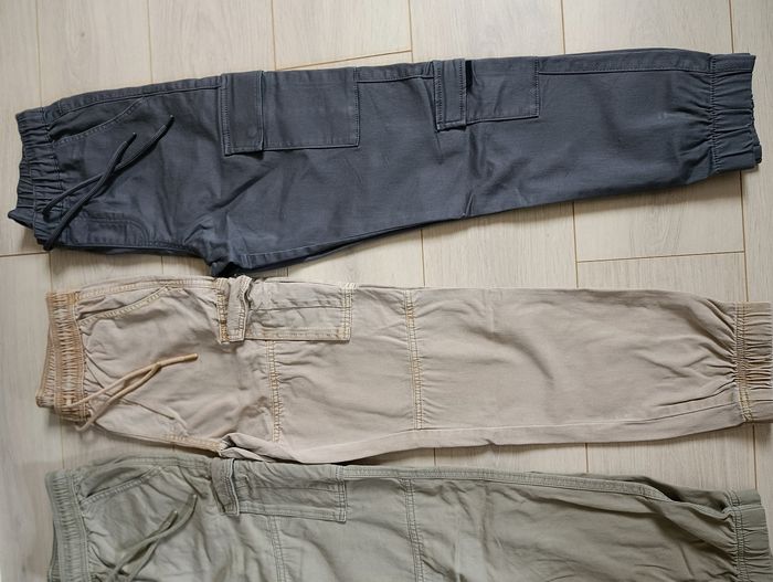 Lot de 4 pantalons cargo garçon taille S - photo numéro 3