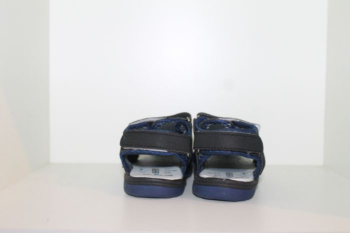 belle sandales nus pieds noire et bleue 29 - photo numéro 5