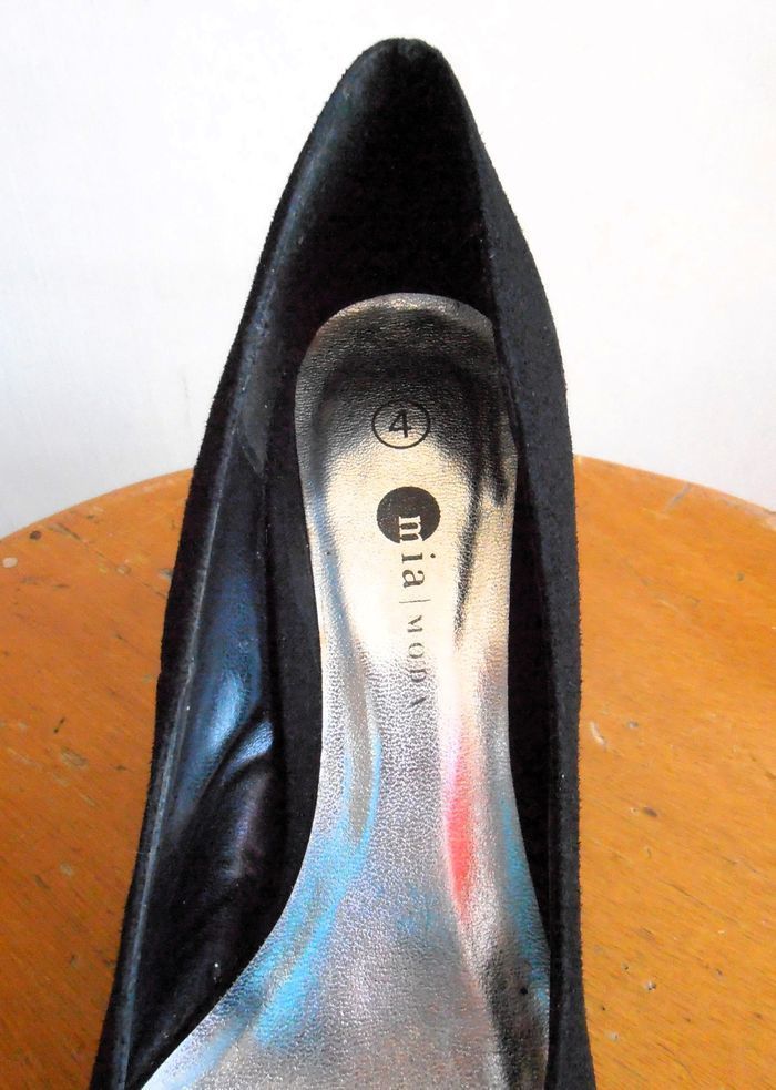 Escarpins noirs, Mia Moda, pointure 37, chaussures à talons - photo numéro 8