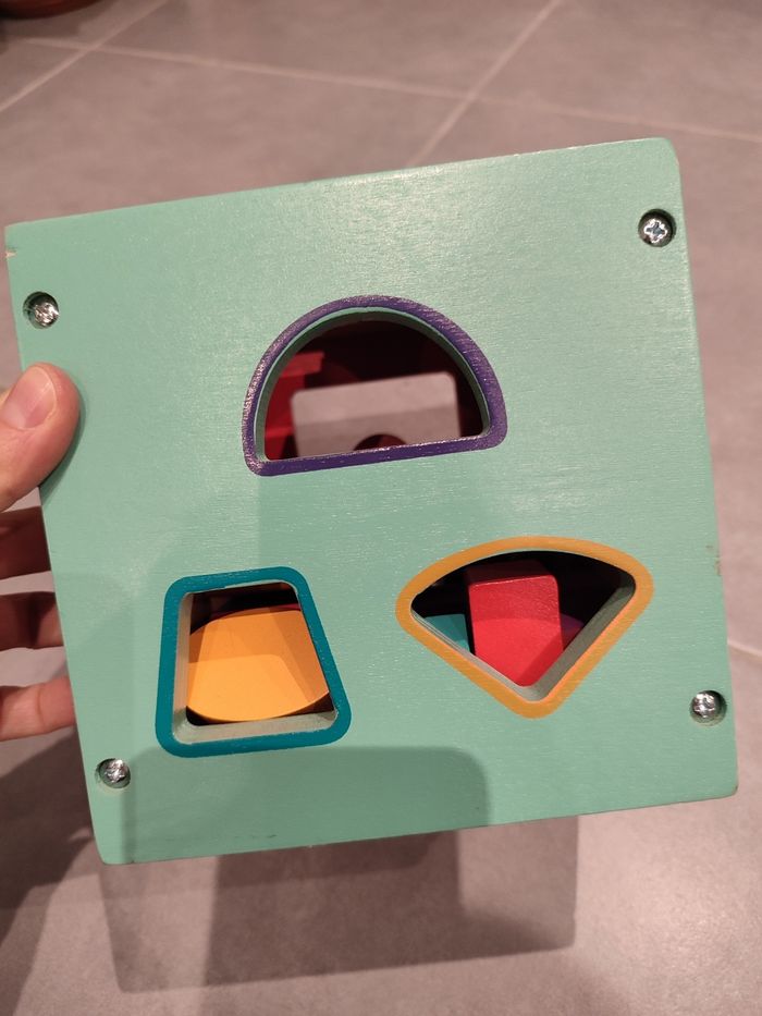 Jeu d'encastrement en bois - photo numéro 5