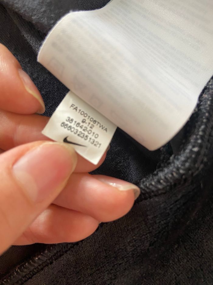 Ensemble survêtement bébé velour noir et doré - photo numéro 6