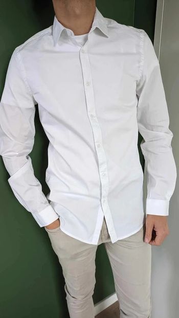 Chemise blanche Zara superslimfit