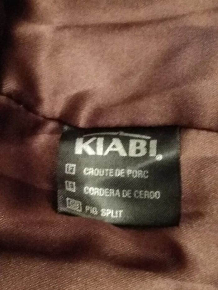 Veste en croûte de cuir marron - photo numéro 8