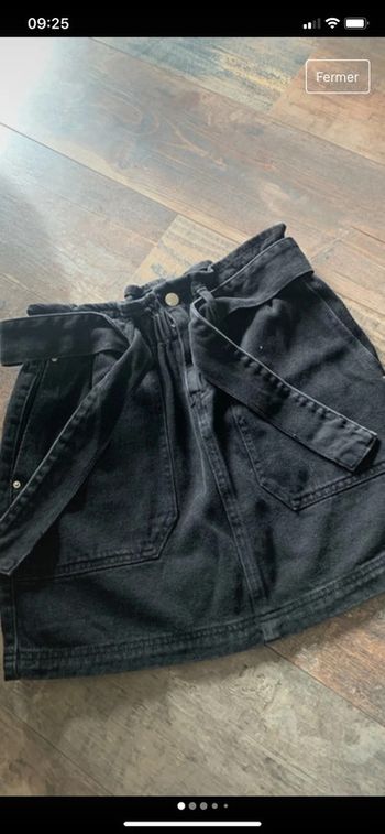 Jupe noire jeans