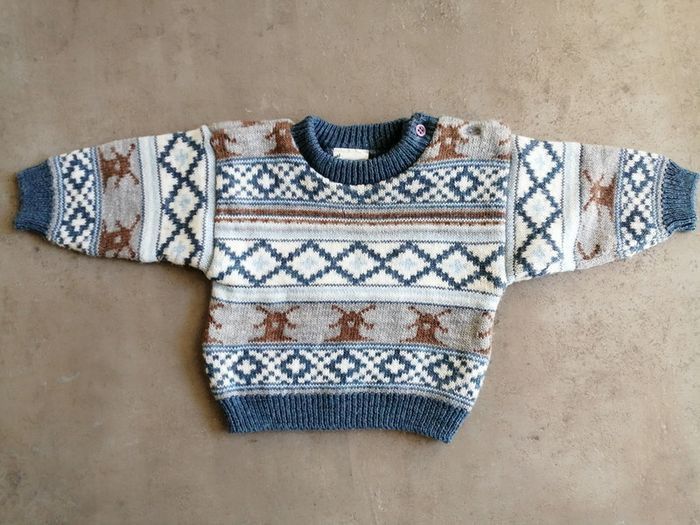 Pull jaquard 6 mois