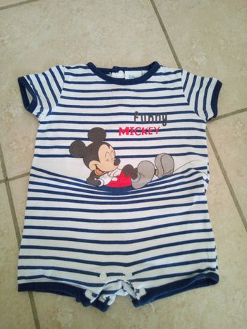 Combishort Mickey 6 mois
