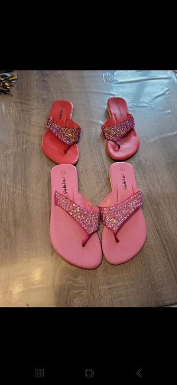 2 paires de tons à strass 39