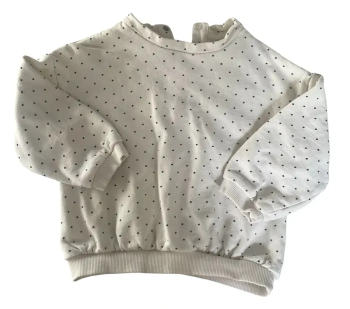 Sweat à pois Kiabi