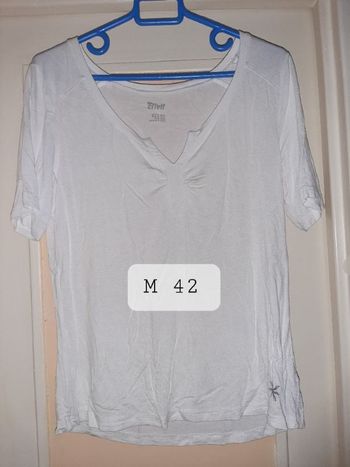 Tee-shirt Crivit blanc 40/42