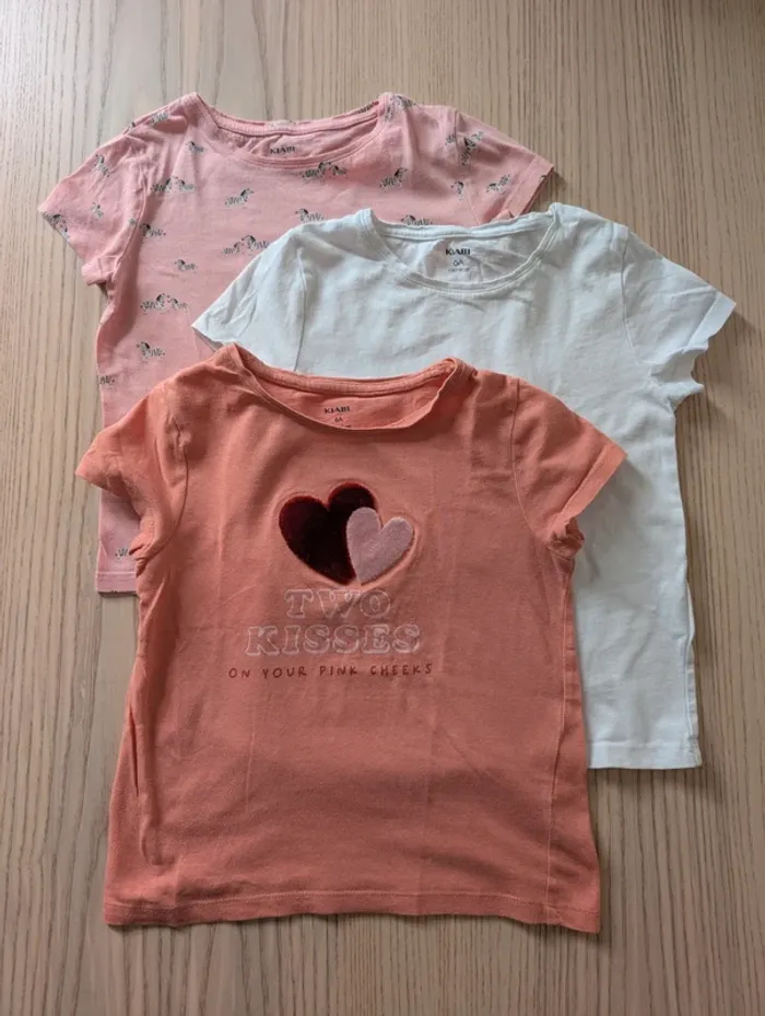 Lot de 3 t-shirts fille Kiabi