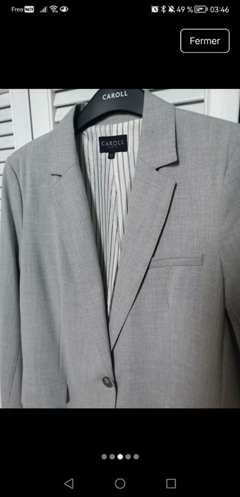 Veste Caroll, taille 42