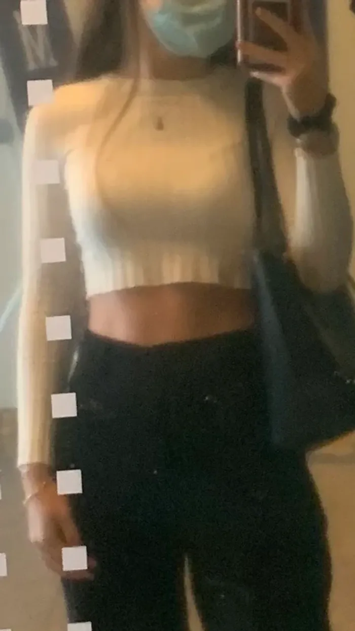 T shirt manches longues crop top