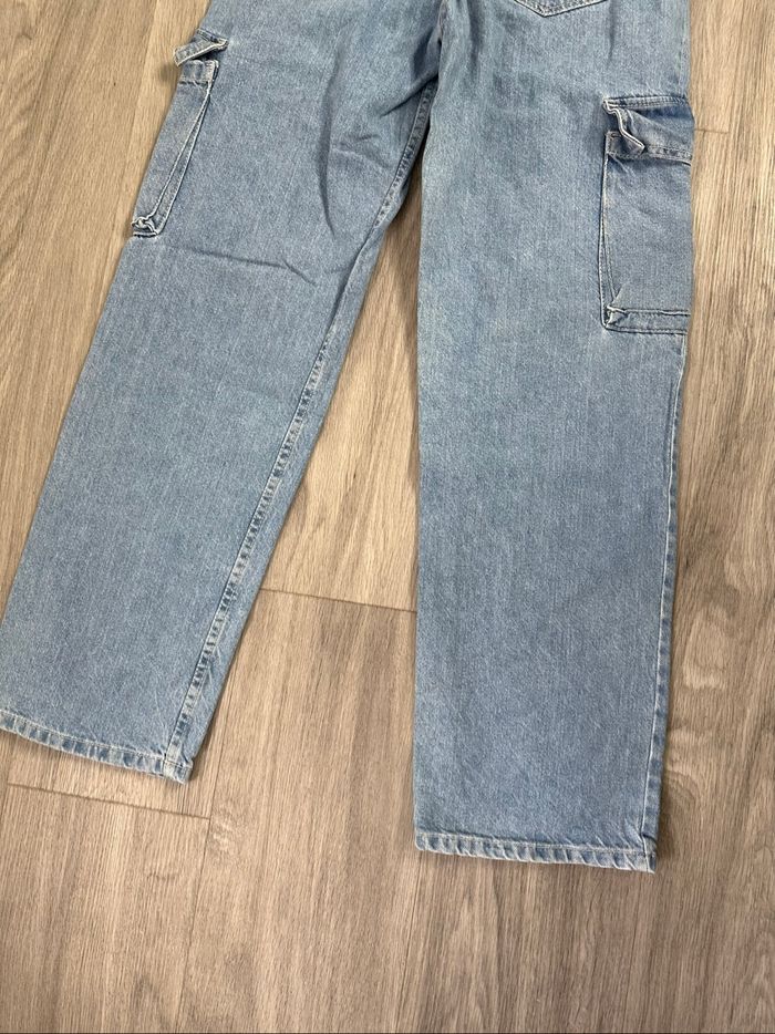 Jean denim regular cargo Bershka T38 M - photo numéro 6