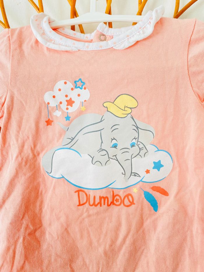 Pyjama mi saison Dumbo 3 mois Disney - photo numéro 3