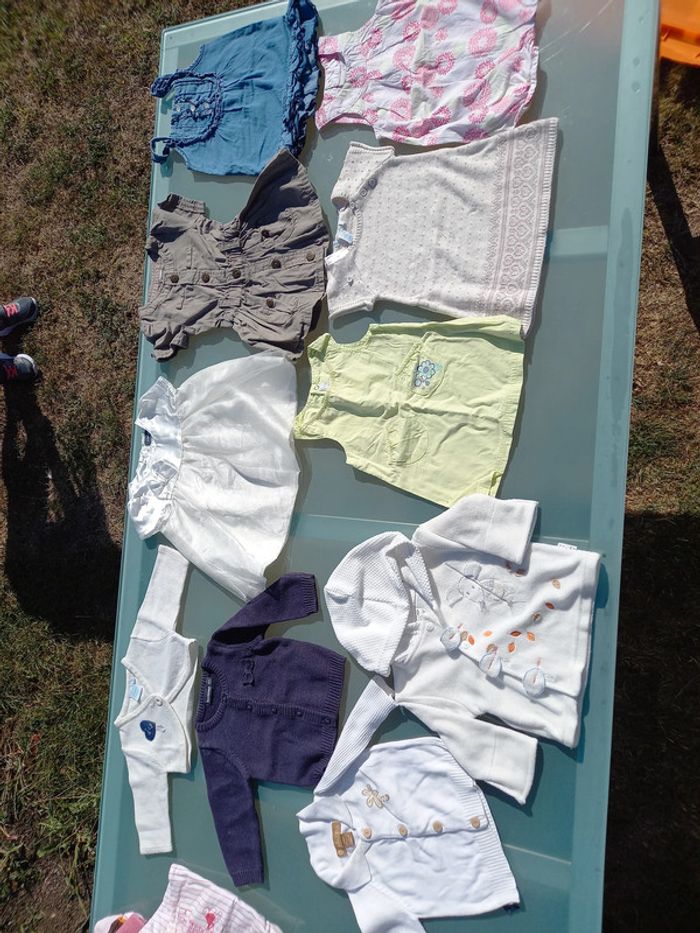 lots de vêtements fille 3 mois 57 pieces - photo numéro 3