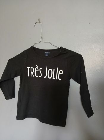 Tee-shirt manches longues fille 3 ans