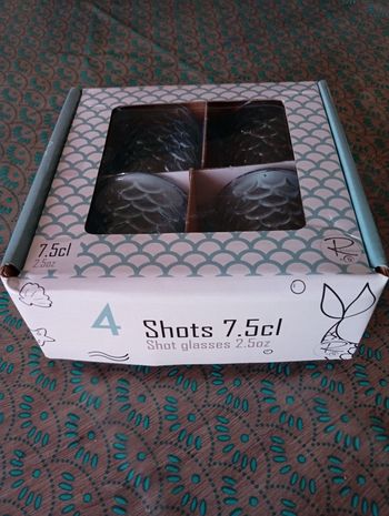 Ensemble de 4 shots sirène 