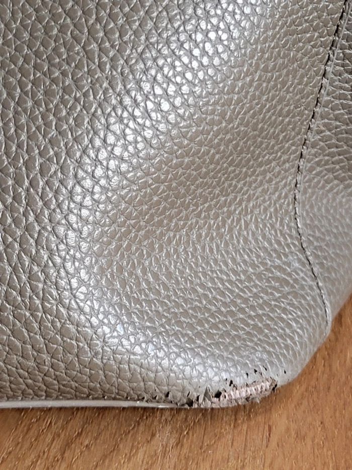 Grand sac cabas Valentino gris taupe Superman - photo numéro 13