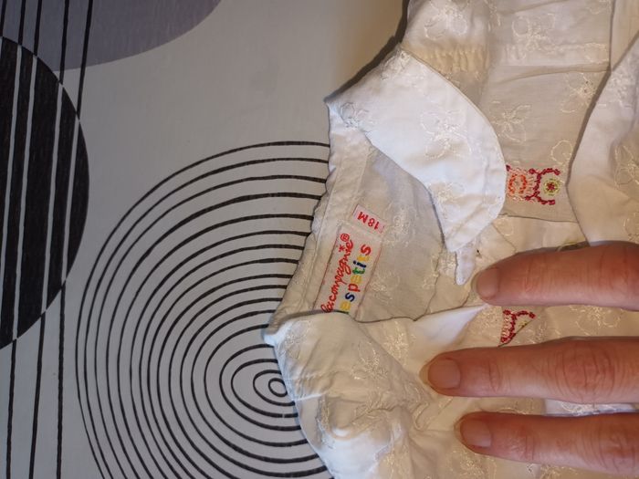 Tenue ensemble chemisier et jupe culotte taille 18 mois - photo numéro 3