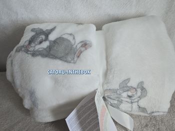 Couverture pour bébé / Blanket Disney Baby Bambi : Panpan / Thumper | 100x120cm