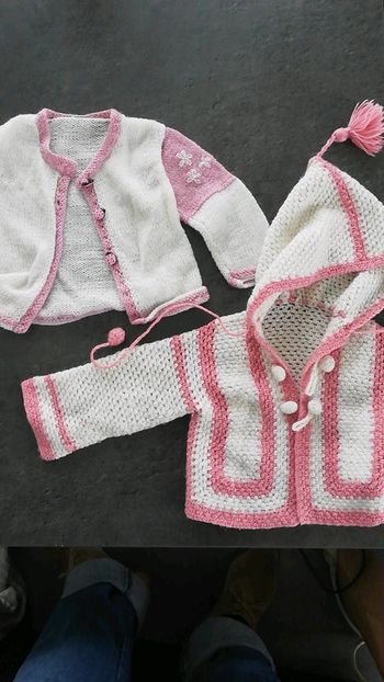 2 gilets en laine
