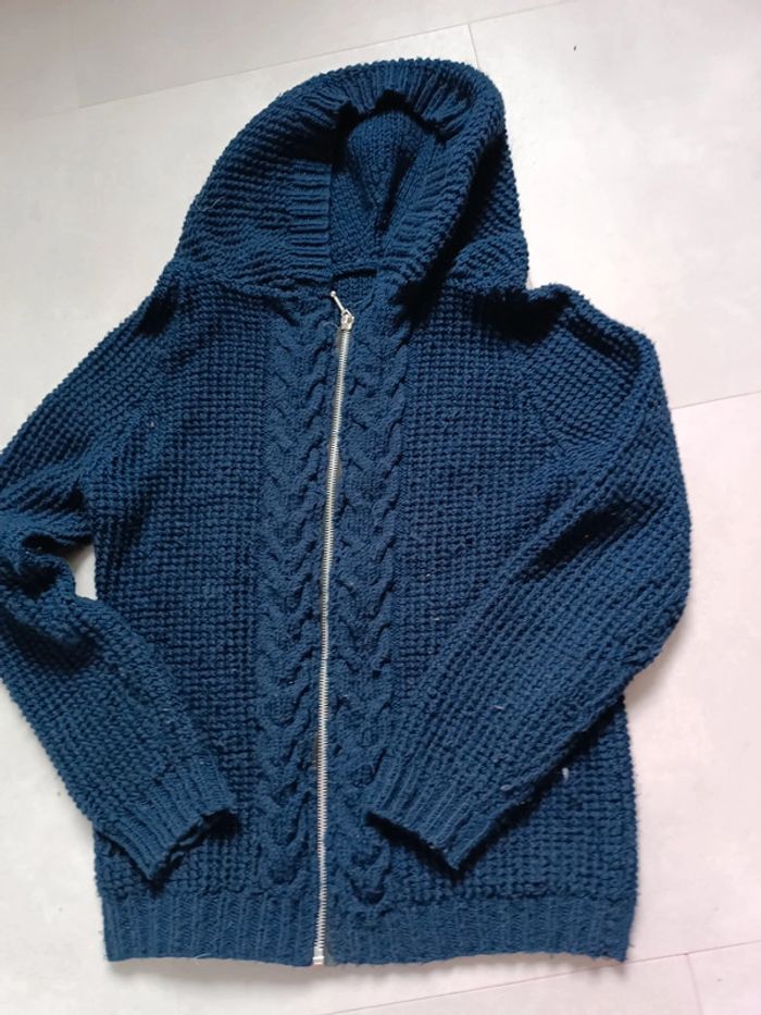 Gilet à capuche fait main