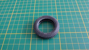 Pneu seul continental 30x5 miniature Bburago Burago Mercedes-Benz SSK 1928 1/18 1/18e 1/18ème #C30