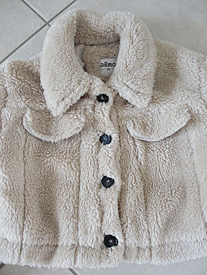 Veste courte fausse fourrure femme Gémo – Taille XS - photo numéro 3