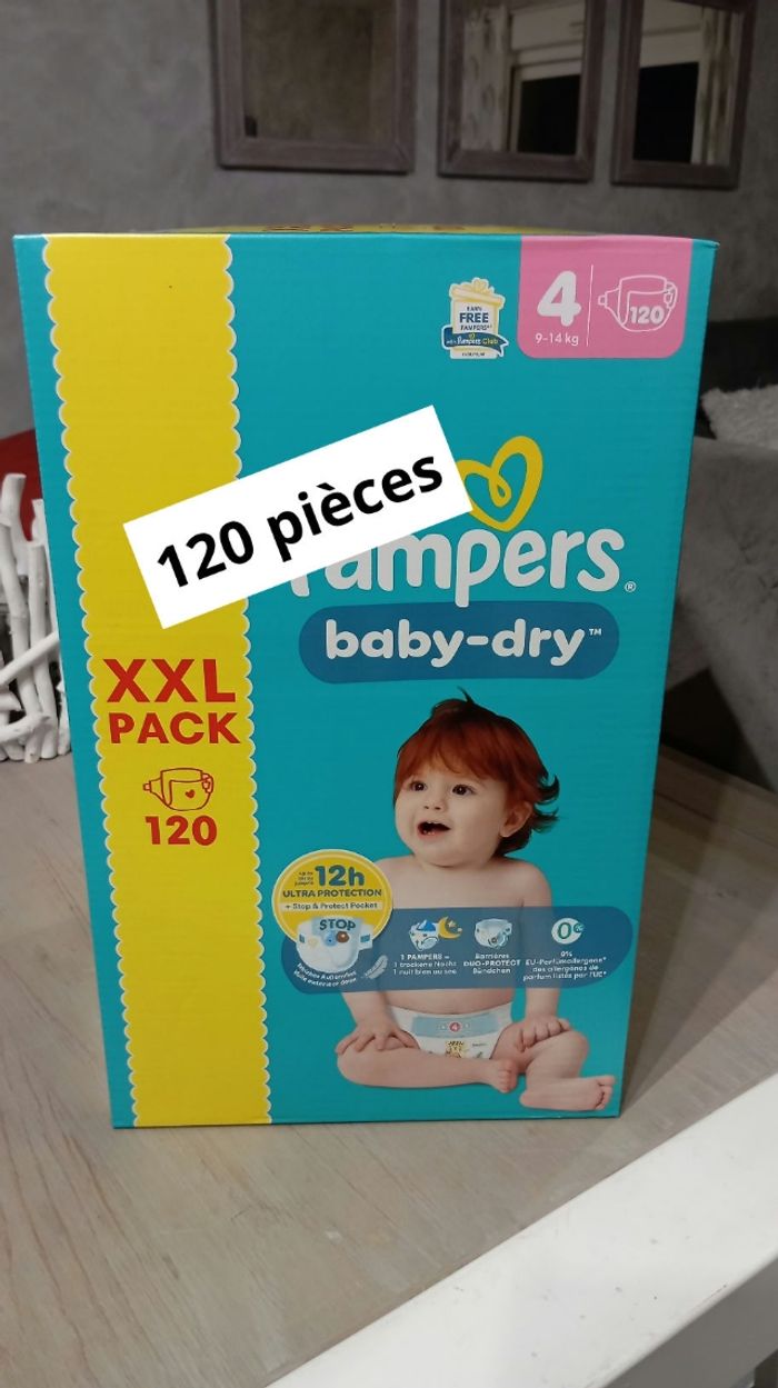 Packs xxl Pampers taille 4
