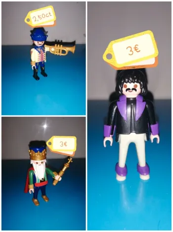 Thème* personnage & accessoires / pianiste - roi - cochet