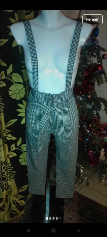 Très beau pantalon salopette f39