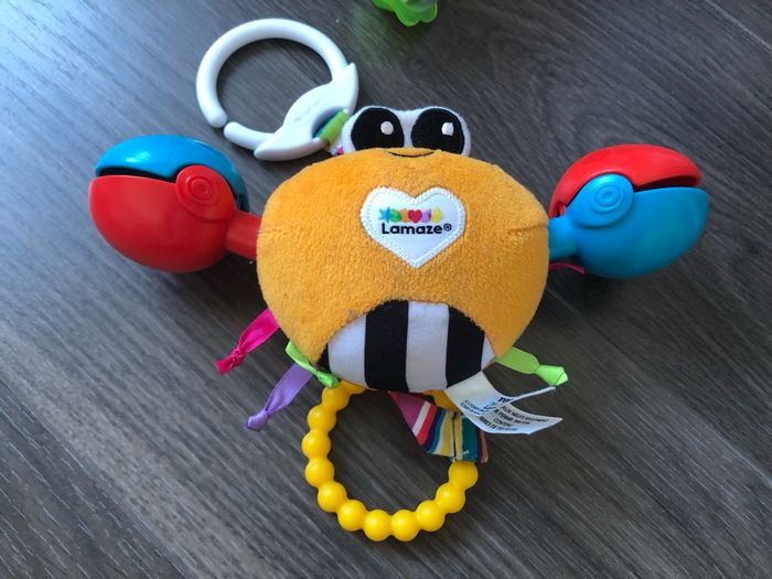 Crabe sonore Lamaze très bon état