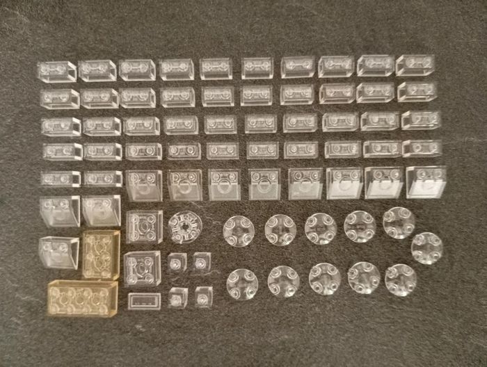 Vrac pièces lego trans-clear