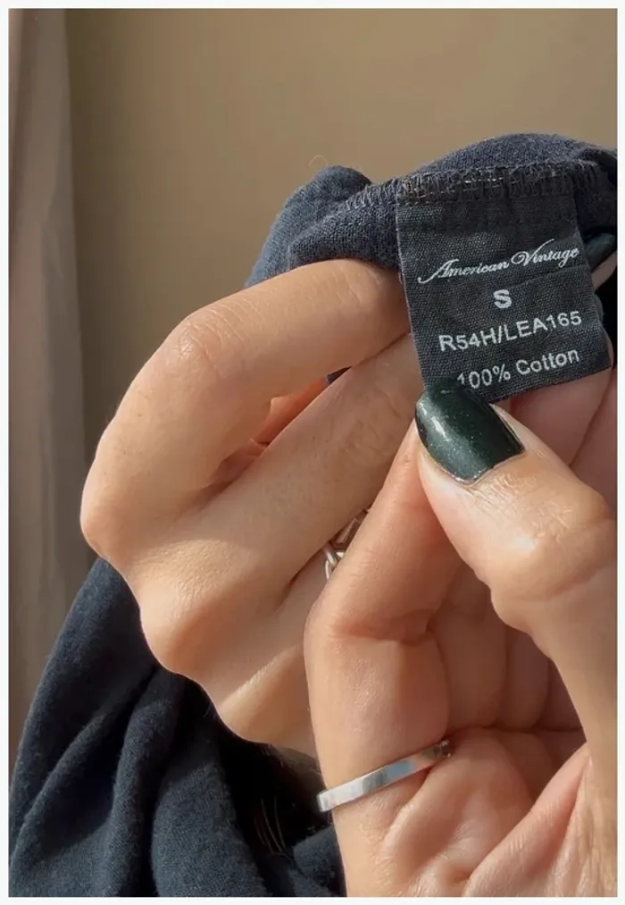 Robe American Vintage bleue marine taille XS très bon état - photo numéro 4