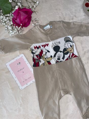 Pyjama fin Mickey et ses amis - 3mois - sans pieds