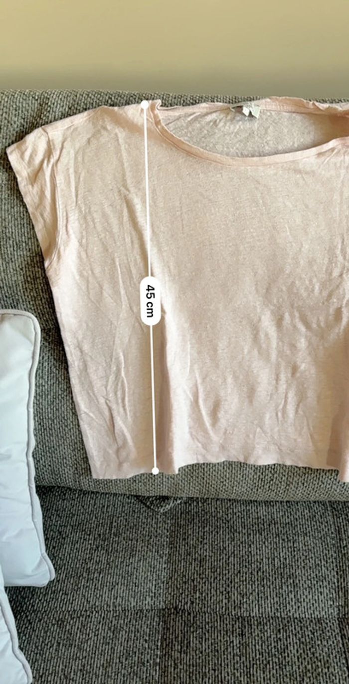 TEE shirt femme cyrillus rose - photo numéro 7