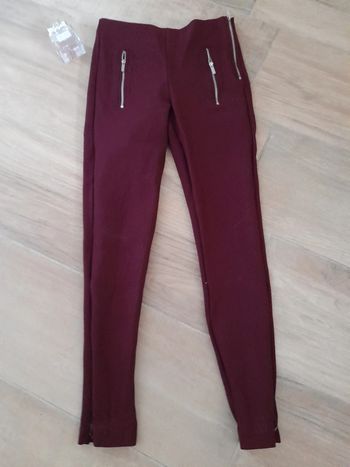 Pantalon bordeaux