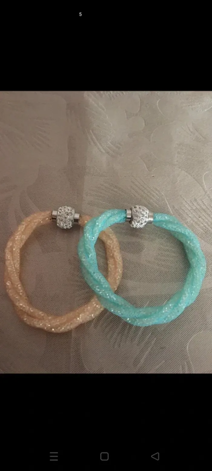 Lot de 2 bracelets