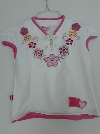 T-shirt 6 ans avec broderie chinoise