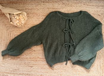 Gilet à Noeuds Kaki 