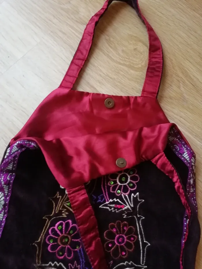 Sac pochette velours - photo numéro 3