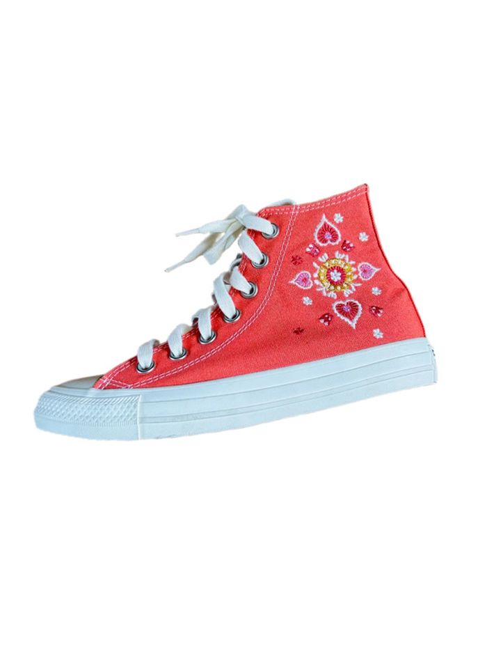 🧡🌿Converse Chuck Taylor All Star Floral embroidery summer édition🌿🌸 - photo numéro 8