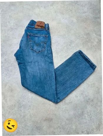 Jeans Levi's 511 W29 FR38 L30 coupe droite bleu Homme Men pan274b