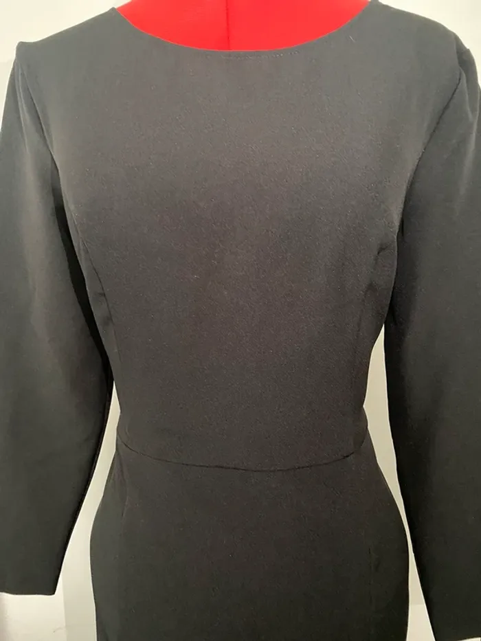 Robe midi noire dos nus dentelle Mohito - photo numéro 4