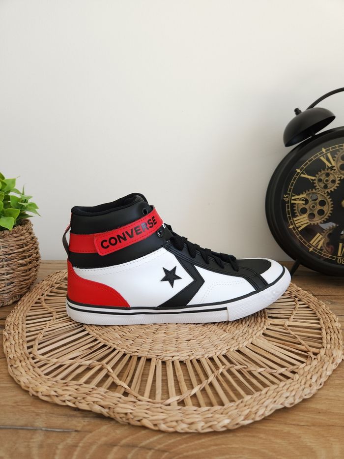 Baskets montantes en Cuir Pro Blaze Strap Hi Converse Pointure 39 - photo numéro 3