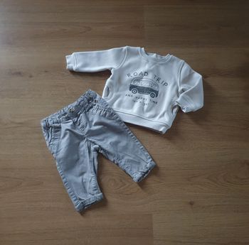 💚 Sweat pantalon chino 6 mois Kiabi #emyfleury_6moisgarçon