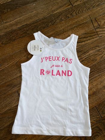 tshirt Roland Garos 5 ans neuf