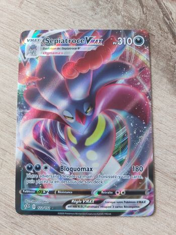 Carte pokemon Sepiatroce Vmax 122/192 Clash Des Rebelles
