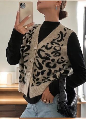 Gilet léopard